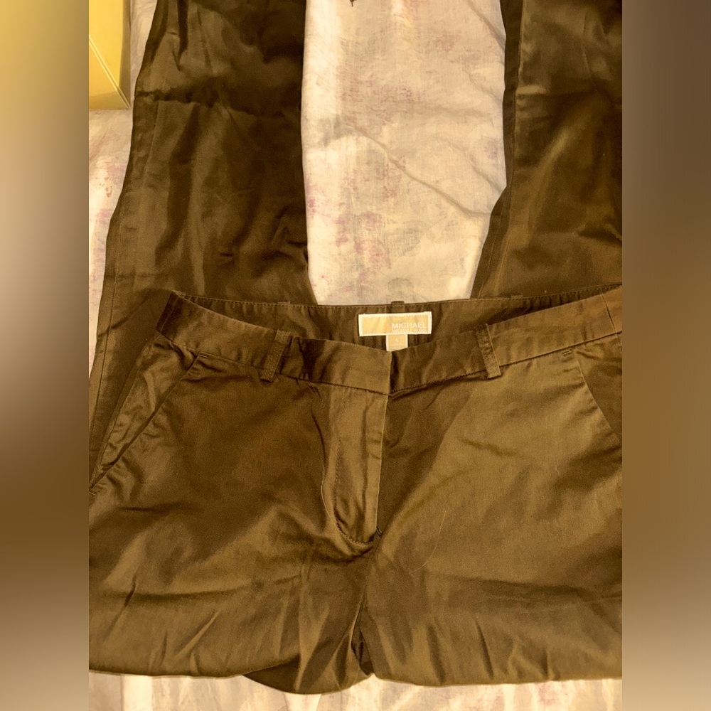 MK logo dress pants